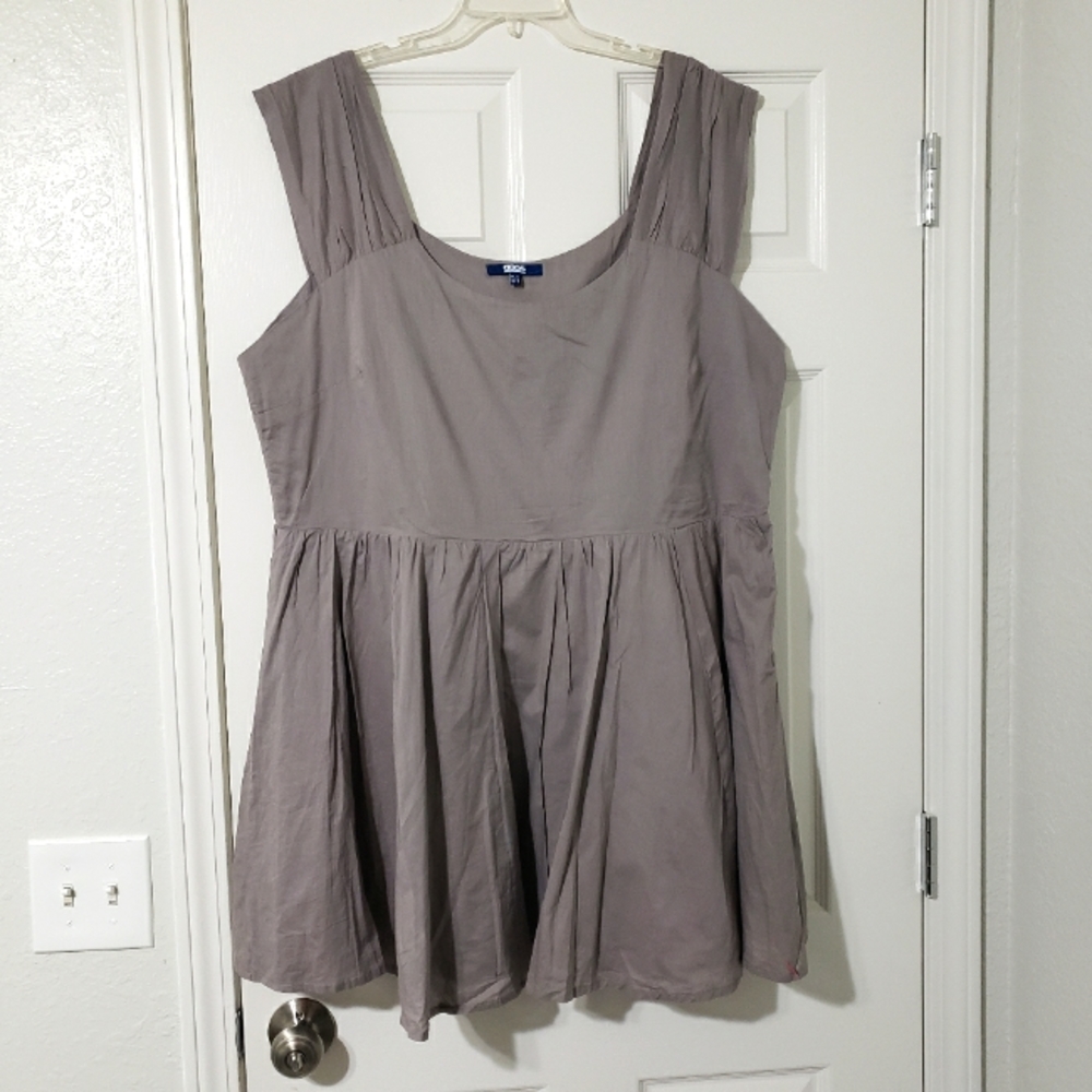 ASOS Grey Cotton Skater Dress
